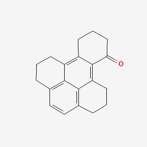molecular formula C20H20O B1617290 1,2,3,6,7,8,11,12-Octahydrobenzo[e]pyren-9(10H)-one CAS No. 68151-08-6