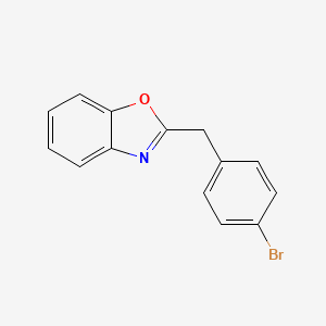 molecular formula C14H10BrNO B1617293 2-(4-Bromobenzyl)benzo[d]oxazole CAS No. 76284-87-2