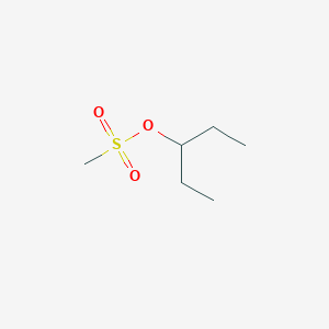 molecular formula C6H14O3S B1617294 Pentan-3-yl methanesulfonate CAS No. 4358-72-9