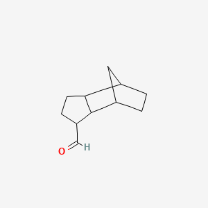 molecular formula C11H16O B1617297 Octahydro-4,7-methano-1H-indenecarbaldehyde CAS No. 30772-79-3