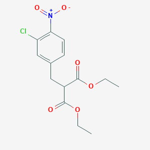 Diethyl (3-chloro-4-nitrophenyl)methylmalonate