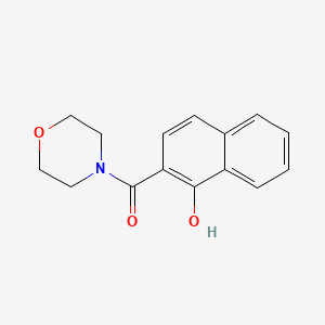 B1617304 Morpholine, 4-[(1-hydroxy-2-naphthalenyl)carbonyl]- CAS No. 33079-11-7