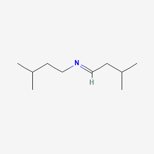 molecular formula C10H21N B1617308 1-Butanamine, 3-methyl-N-(3-methylbutylidene)- CAS No. 35448-31-8