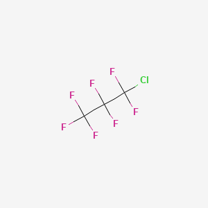 molecular formula C3ClF7 B1617311 1-Chloro-1,1,2,2,3,3,3-heptafluoropropane CAS No. 422-86-6