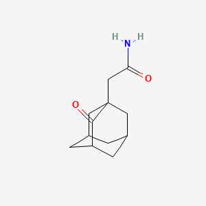 molecular formula C12H17NO2 B1617317 2-Oxo-1-adamantaneacetamide CAS No. 27174-88-5