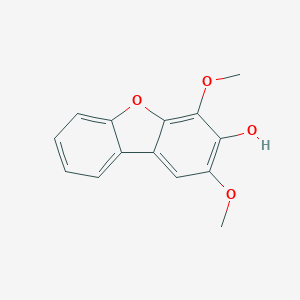 molecular formula C14H12O4 B161732 Eriobofuran CAS No. 97218-06-9