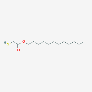 molecular formula C15H30O2S B161733 Isotridecyl mercaptoacetate CAS No. 137754-72-4