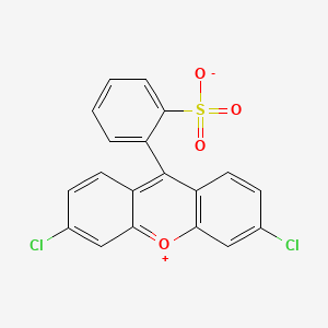 3,6-Dichloro-9-(2-sulphonatophenyl)xanthylium