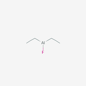 molecular formula C4H10AlF B1617334 Aluminum, diethylfluoro- CAS No. 367-44-2