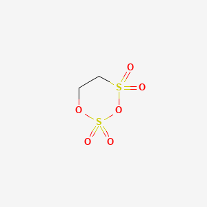 molecular formula C2H4O6S2 B1617336 1,3,2,4-dioxadithiane 2,2,4,4-tetraoxide CAS No. 503-41-3
