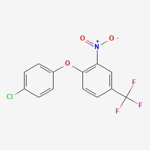 1-(4-Chlorophenoxy)-2-nitro-4-(trifluoromethyl)benzene