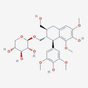 molecular formula C27H36O12 B161734 Nudiposide CAS No. 62058-46-2