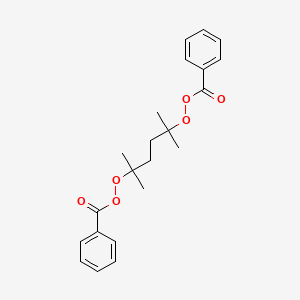 molecular formula C22H26O6 B1617341 2,5-二甲基-2,5-二(苯甲酰过氧)己烷 CAS No. 2618-77-1