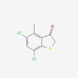 5,7-Dichloro-4-methylbenzo[b]thiophene-3(2h)-one