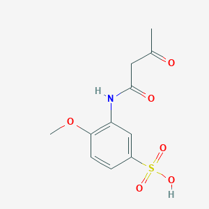 Benzenesulfonic acid, 3-[(1,3-dioxobutyl)amino]-4-methoxy-