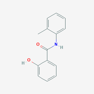 molecular formula C14H13NO2 B1617363 2-hydroxy-N-(2-methylphenyl)benzamide CAS No. 7133-56-4