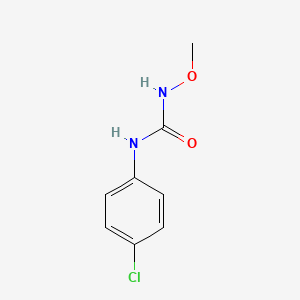 molecular formula C8H9ClN2O2 B1617368 Urea, N-(4-chlorophenyl)-N'-methoxy- CAS No. 28443-49-4