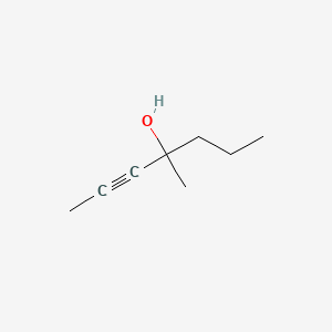 molecular formula C8H14O B1617377 4-Methyl-2-heptyn-4-ol CAS No. 4376-16-3