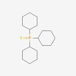 molecular formula C18H33PS B1617383 Tricyclohexylphosphine sulfide CAS No. 42201-98-9
