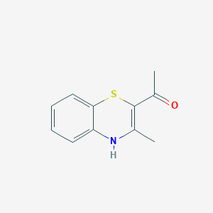 molecular formula C11H11NOS B1617386 1-(3-Methyl-4h-1,4-benzothiazin-2-yl)ethan-1-one CAS No. 31645-94-0
