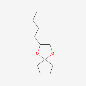 molecular formula C11H20O2 B1617395 2-Butyl-1,4-dioxaspiro[4.4]nonane CAS No. 78649-62-4