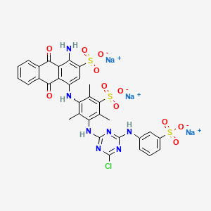 molecular formula C32H23ClN7Na3O11S3 B1617396 C.I. Reactive Blue 49 CAS No. 72927-99-2