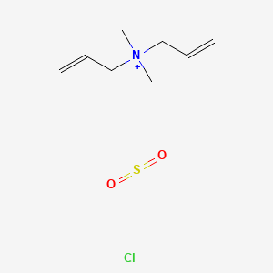 B1617397 2-Propen-1-aminium, N,N-dimethyl-N-2-propenyl-, chloride, polymer with sulfur dioxide CAS No. 26470-16-6