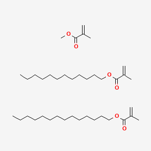 molecular formula C39H72O6 B1617407 Dodecyl 2-methylprop-2-enoate;methyl 2-methylprop-2-enoate;tetradecyl 2-methylprop-2-enoate CAS No. 68171-50-6