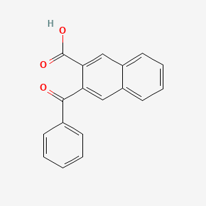molecular formula C18H12O3 B1617409 3-Benzoyl-2-naphthoic acid CAS No. 38119-08-3