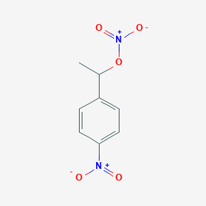 molecular formula C8H8N2O5 B161741 1-(4-Nitrophenyl)ethyl nitrate CAS No. 10061-22-0