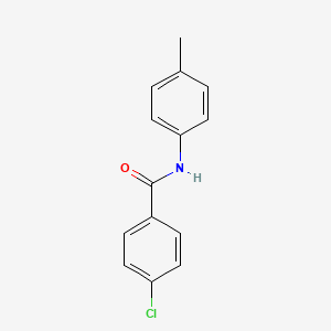 molecular formula C14H12ClNO B1617430 4-chloro-N-(4-methylphenyl)benzamide CAS No. 2447-95-2