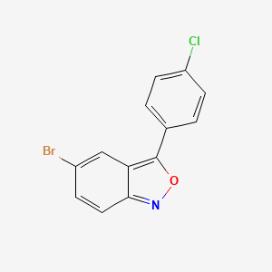 B1617431 5-Bromo-3-(4-chlorophenyl)-2,1-benzisoxazole CAS No. 887-90-1
