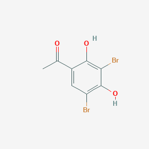 molecular formula C8H6Br2O3 B1617434 2,6-Dibromo-4-acetylresorcinol CAS No. 36772-98-2