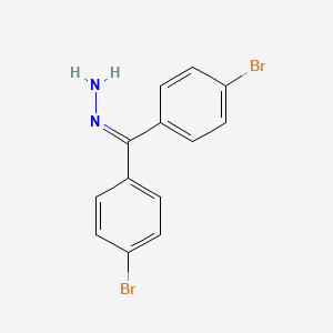 molecular formula C13H10Br2N2 B1617439 Bis(4-bromophenyl)methylidenehydrazine CAS No. 54008-12-7