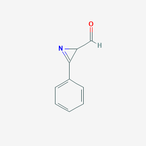 molecular formula C9H7NO B1617441 3-phenyl-2H-azirene-2-carbaldehyde CAS No. 42970-55-8