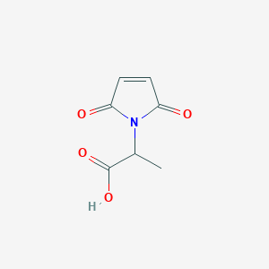 molecular formula C7H7NO4 B1617442 2-(2,5-Dioxo-2,5-dihydro-pyrrol-1-yl)-propionic acid CAS No. 62212-14-0