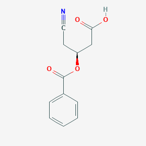 (3S)-3-benzoyloxy-4-cyanobutanoic acid