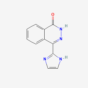 molecular formula C11H8N4O B1617455 4-(1H-imidazol-2-yl)phthalazin-1(2H)-one CAS No. 57594-20-4