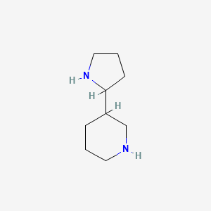 molecular formula C9H18N2 B1617458 3-Pyrrolidin-2-ylpiperidine CAS No. 858262-19-8