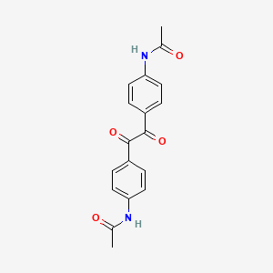molecular formula C18H16N2O4 B1617459 N,N'-(Oxalylbis(4,1-phenylene))diacetamide CAS No. 21501-14-4
