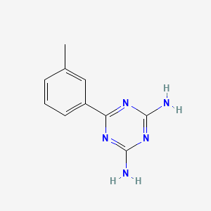 molecular formula C10H11N5 B1617463 6-(3-Methylphenyl)-1,3,5-triazine-2,4-diamine CAS No. 29366-76-5