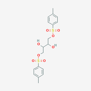 molecular formula C18H22O8S2 B1617466 [2,3-Dihydroxy-4-(4-methylphenyl)sulfonyloxybutyl] 4-methylbenzenesulfonate CAS No. 50623-73-9