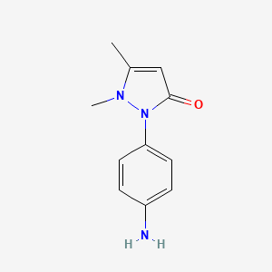 2-(4-Aminophenyl)-1,5-dimethyl-1H-pyrazol-3(2H)-one
