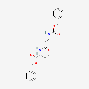 molecular formula C23H28N2O5 B1617478 Benzyl N-[(benzyloxy)carbonyl]-beta-alanylvalinate CAS No. 61058-46-6