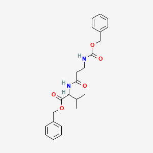 Benzyl N-[(benzyloxy)carbonyl]-beta-alanylvalinate
