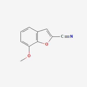 molecular formula C10H7NO2 B1617482 7-Methoxybenzofuran-2-carbonitrile CAS No. 35351-49-6