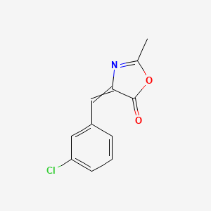 5(4H)-Oxazolone, 4-[(3-chlorophenyl)methylene]-2-methyl-