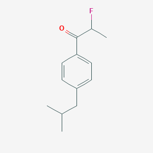 2-Fluoro-1-[4-(2-methylpropyl)phenyl]propan-1-one