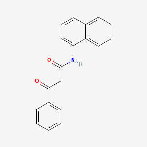 molecular formula C19H15NO2 B1617492 n-(naphthalen-1-yl)-3-oxo-3-phenylpropanamide CAS No. 20653-04-7
