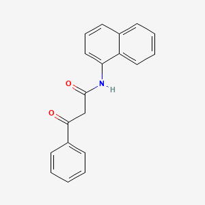 Benzenepropanamide, N-1-naphthalenyl-beta-oxo-